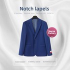 Men s Twilight Blue Blazer  Adjustable Belt  Regular Fit - Brand New