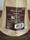 New Set Of 2 Allen   Roth 5-in X 6-in Silken Toast Fabric Bell Lamp Shades