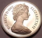 Cameo Proof Great Britain 1982 10 Pence only 107 000 Minted excellent free Ship