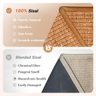 Cat Scratcher Mat  23 6 X 15 7 Inch Sisal Cat Scratch Pad  Furniture Protection