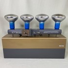 Vtg Smith-victor L43 1500w 2 Switch 4 Light Bar W  Case Photography Lighting