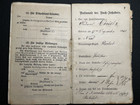 Prewwi Original Imperial German Military Pass Christi Inf Reg 87 Wurtemburg 1890