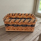 Amish Small Gift Basket With Solid Oak Bottom