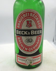 Lm - 1960 s Beck s Bier Bremen Germany 9 1 4   Tall 12 Oz Beer Bottle