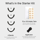 Intake Breathing Magnetic Nasal Strip Starter Kit And 15 Day Supply Extra Streng