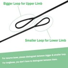 Archery Recurve Bow Strings Actual 48 52 54 58 62in Hunting Longbow Bowstring