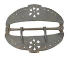 Huge Ornate Antique 18th Century East India Co  Iron Elephant Harness Buckle