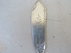 Antique Towle Sterling Silver Master Butter Fh-bright-cut Flowers 41 2 Grams