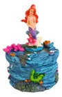 Mermaid Mergirl Ariel Sitting On Rock By Corals Mini Decorative Box Figurine