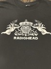 Radiohead T Shirt Adult Small Black W a s t e  2018 North America Tour