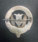 Vintage Scottish Clan Sterling Silver Pin 1967 Murray Badge  Edinburgh Hallmarks