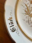 Antique German Wedding Plate Gold Leaf Luck And Blessings Glueck Und Segen 1950s