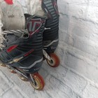 Tour  Fb-500 Inline Hockey Skates Youth Size 6 Black Labeda  76mm 