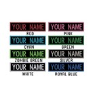 Custom Embroidered Name Tag Sew On Patch Motorcycle Biker Uniform Costume Vests