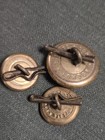 3 Rare Antique Scarce Killeshandra County Cavan Ireland Brass Uniform Button 