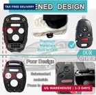 Key Fob Cover Shell Compatible With Honda Accord 2003-2012 civic Ex 2006-2013 pi