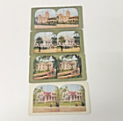 Lot -4 1904 Worlds Fair Stereoscope Cards Minnesota Arkansas Indiana California