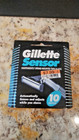 Vintage Gillette  10  Sensor Cartridges Brand New Factory Sealed 25  Years Old   