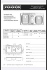 Franke Brand Stainless Steel Kitchen Sink Triple Bowl