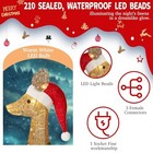 58 Inch 3d Gold Large Lighted Christmas Deer Decorations 3-piece Sdl-3d-002