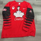 New Nike Red Adult Team Canada Large Hockey Jersey