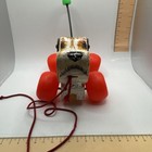 Vintage Fisher Price Little Snoopy Dog 1968 Wood Pull Toy  693 Usa