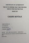 Lamp Prop James Bond Casino Royale 2006 Film Production Used