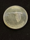 1967 Canada Centennial Silver Dollar 1867-1967 Elizabeth Ii Flying Goose Coin  1