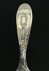 Vintage Wm Rogers Sterling Silver Engraved Baby Spoon