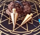 Copper Dowsing Pendulum With Pouch  Professional Copper Dowsing Pendulum