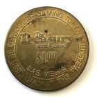 Vtg Treasury Casino Token  1 Gaming Token- Las Vegas  Nv