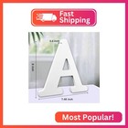 Aocean 8 Inch White Wood Letters  Unfinished Wooden Letters For Wall Maga Decora