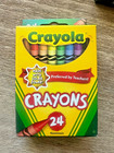 Crayola 24 Count Assorted Color Crayons Lot Of 8 Packs  New