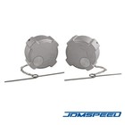 2 Pieces 1 4 Turn Non-locking Aluminum Diesel Fuel Cap For Freightliner Trucks