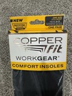 Copper Fit Work Gear Comfort Insoles Arch Support Black Men 8-13 Women 9 5-14 5