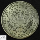 1916 Barber Silver Half Dollar 50c  daniel Carr Overstrike Issue 