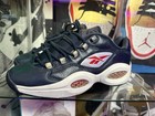 Reebok Mens Question Low Iverson Navy red silver Size  9 5