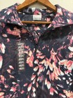Columbia Fleece Top Arctic Air Women   s L Navy Pink  1 2 Zip Shirt Nwt Athletic