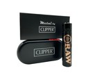 Clipper Raw Black Refillable Full Metal Lighter 4pk Clipper Black Leaves