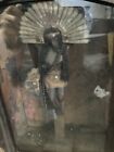 Antique 18-19th Century Handmade Religious Sculpture In Tabernacle 5   x 8 5   x 19   