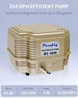 Commercial Air Pump Quiet Oxygen Pump For Aquarium Pond 4 Outlet Fish Tank 