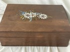 Vtg Handcrafted Wood Sewing Box No Nails  Spool Spindles  Pincushion  Inner Box