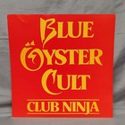 Blue Oyster Cult Club Ninja 1986 2 Sided Promo Album Flat Cbs Records Fc 39979