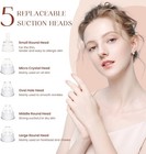 Blackhead Remover Pore Vacuum facial Pore Cleaner Kit - 5 Suction Power 5 Probes