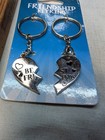Best Friends Heart Keychain Metal Charm Or Pendant Nwt