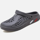 Men Flip Flops Summer Shoes Outside Beach Slippers Plus Size 38-49 Gray Color