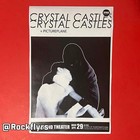 Crystal Castles   Pictureplane 2013 Concert Promo 11x17 Street Poster  Portland