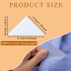 100pcs Collar Stays For Polo Shirts Collar Stays For Men s Dress Shirts Collar  