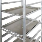12 Pan Aluminum End Load Bakery Bun   Sheet Pan Speed Rack Unassembled