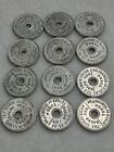 Lot Of 12 State Of Washington Sales Tax Commission Tokens  1930s 1940s